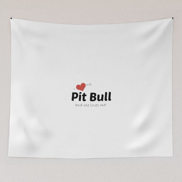 Item preview, I love my pit bull and she loves me! designed and sold by Kristina Gale.