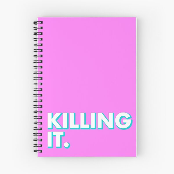 Item preview, KILLING IT in pink designed and sold by SquareClub.