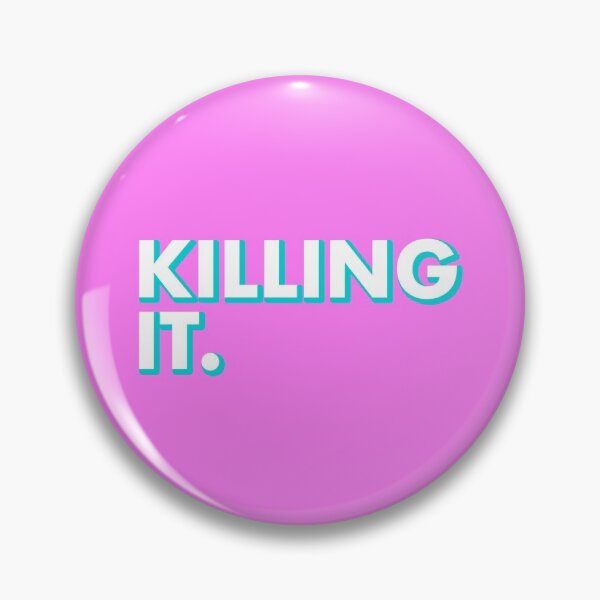 Item preview, KILLING IT in pink designed and sold by SquareClub.