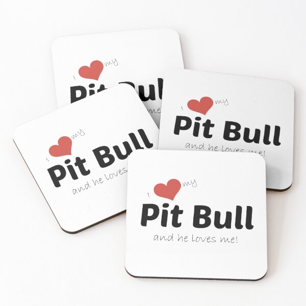 Item preview, I love my Pit Bull and he loves me! designed and sold by Kristina Gale.