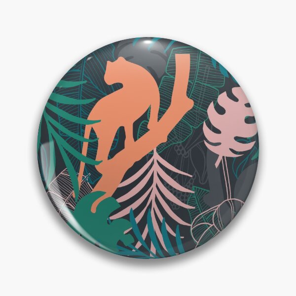 Item preview, Hidden panther tropical jungle design designed and sold by kittyvdheuvel.