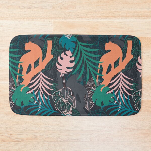 Item preview, Hidden panther tropical jungle design designed and sold by kittyvdheuvel.