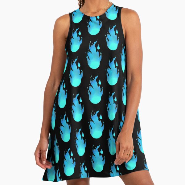 Blue Flame Dresses for Sale | Redbubble Blue Flame Dresses for Sale | Redbubble