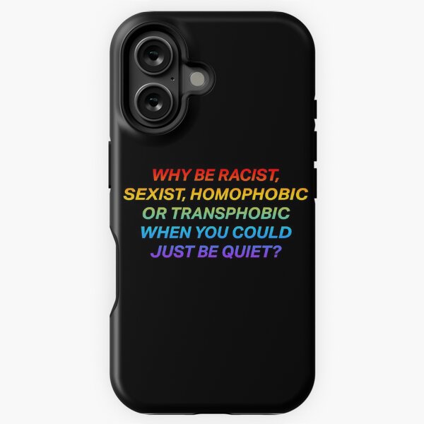 Aperçu de l'œuvre Pourquoi être raciste, sexiste, homophobe créée et vendue par DeadRight.
