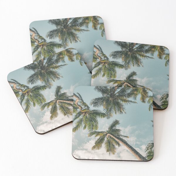 Item preview, Blue Skies Clouds And Tropical Palm Trees Hawaii designed and sold by Jessica-Waves.