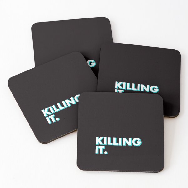 Item preview, KILLING IT in black designed and sold by SquareClub.