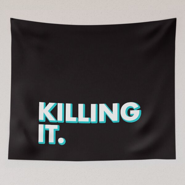 Item preview, KILLING IT in black designed and sold by SquareClub.