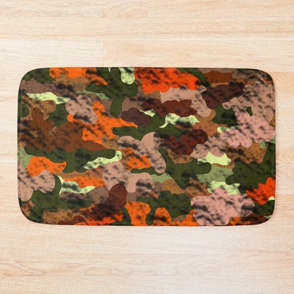 Item preview, Orange Camouflage Pattern designed and sold by jaggerstudios.
