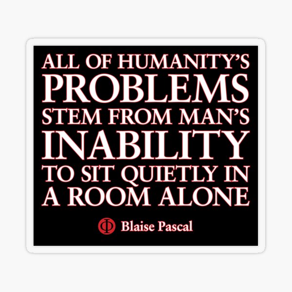 Blaise Pascal Transparent Sticker