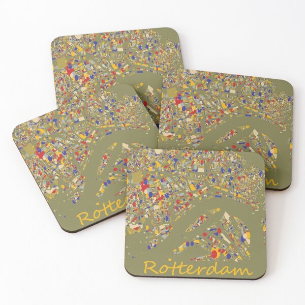 Item preview, Rotterdam Qlimt Style designed and sold by Data-Driven Map Designs.