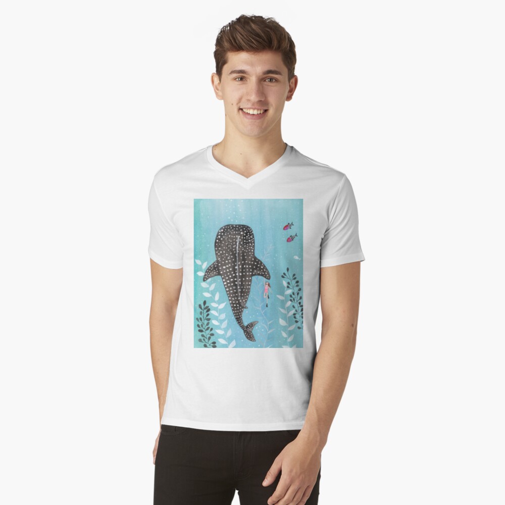 Item preview, V-Neck T-Shirt designed and sold by tinavandijk.