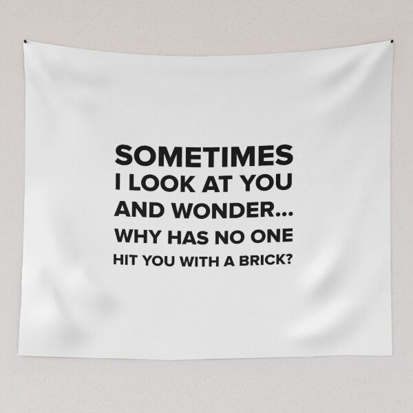 Item preview, Funny Hit You With a Brick designed and sold by Rott515.