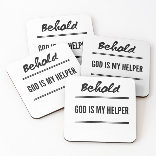 Item preview, Behold, God is my helper. designed and sold by yyrom445.