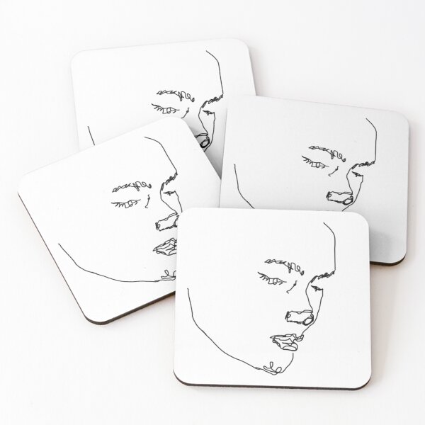 Item preview, Line drawing face designed and sold by isobelcough.