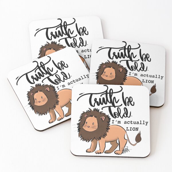 Item preview, Lion, Truth be told. designed and sold by Lulume19.