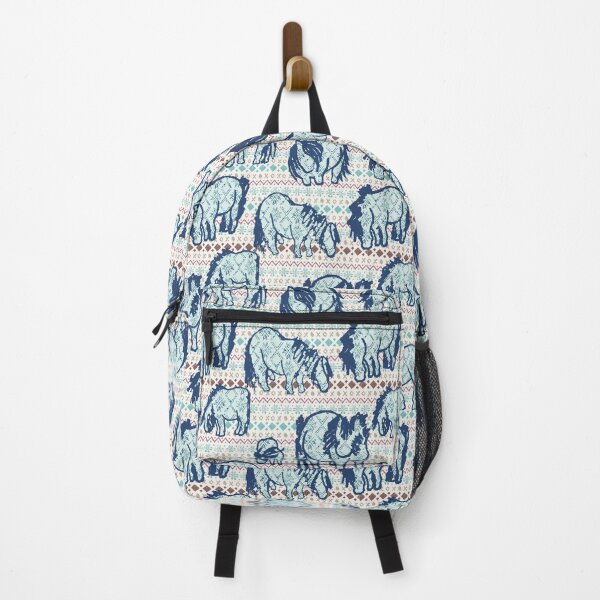 Item preview, Fairisle Shetland Ponies - Blue designed and sold by Juliewdesigns.