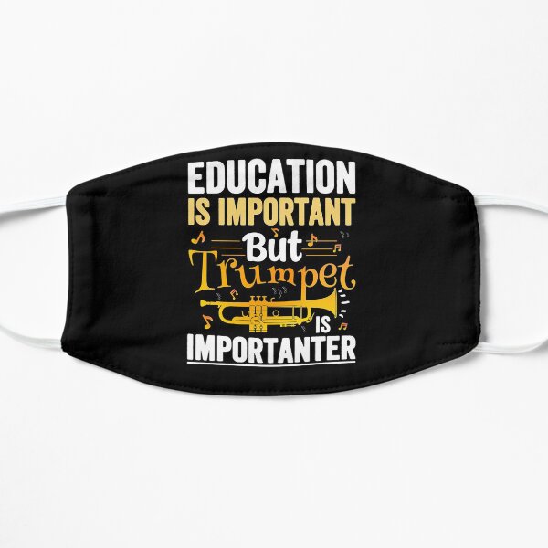 Induction is important but trumpet is importanter Flat Mask