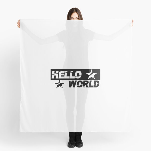 HELLO WORLD Scarf