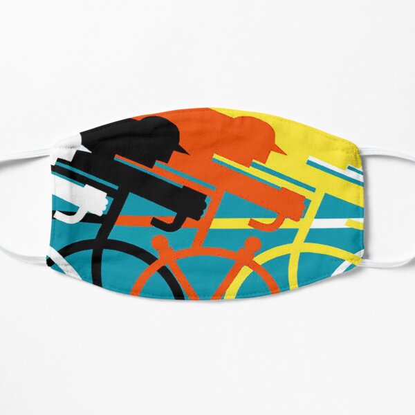 TOUR de FRANCE : Vintage Le Havre Advertising Bike Racing Print Mask