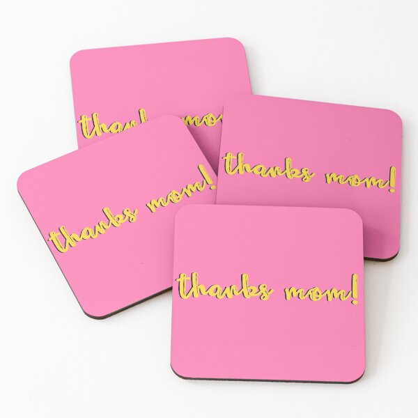 Item preview, Thanks mom! (pink&yellow) designed and sold by holmesar2.