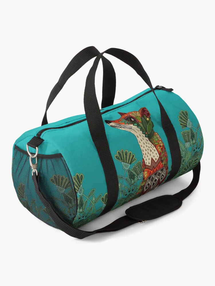 floral duffle bag