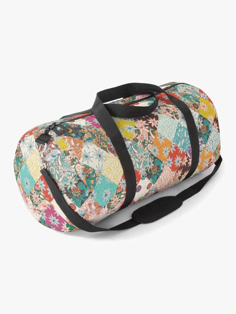 Thumbnail 1 of 3, Duffle Bag, sarilmak patchwork designed and sold by scrummy.