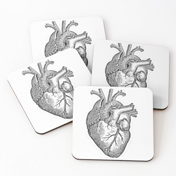 Item preview, Heart Anatomy Drawing designed and sold by Wanderlust77.