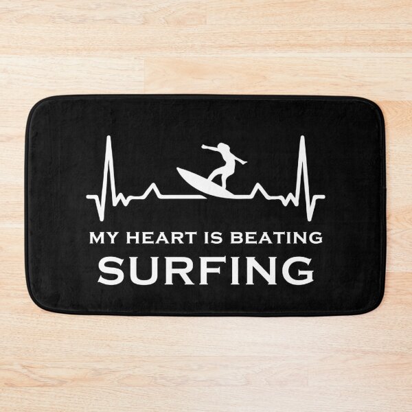 Item preview, Surfing heartbeat designed and sold by Catsloversdotme.