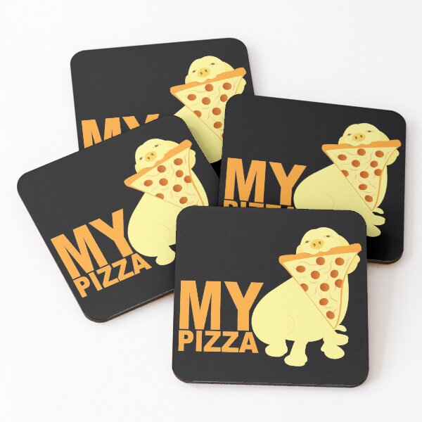 Item preview,  Además, una vez que un perro ha tocado la pizza, es su pizza porque ¿sabes dónde ha estado esa boca? designed and sold by YouAreHereArt.