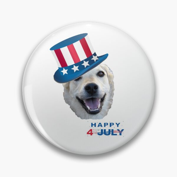Artikelvorschau, Fröhlichen 4. Juli! Netter Hund mit symbolischem Hut entworfen und verkauft von beaugence.