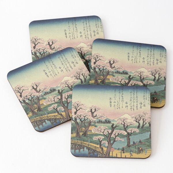 Item preview, Ando Hiroshige - Evening Glow at Koganei Bridge designed and sold by vakashop.
