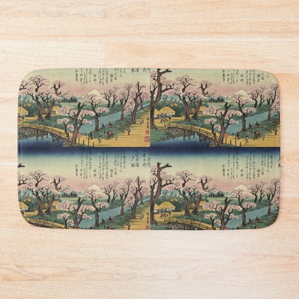 Item preview, Ando Hiroshige - Evening Glow at Koganei Bridge designed and sold by vakashop.