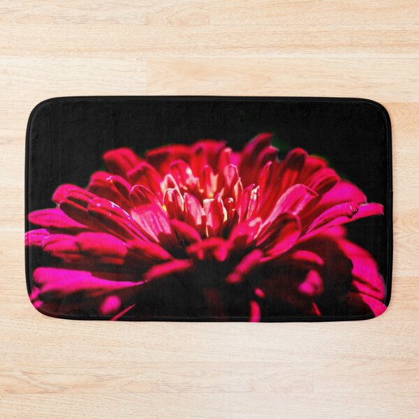 Item preview, Red Zinnia flower in the dark designed and sold by lena-maximova.