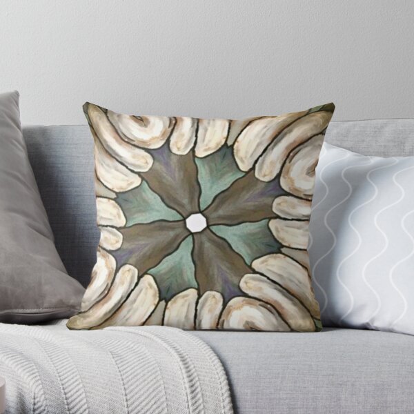 Donut Cloud Kalidoscope Throw Pillow