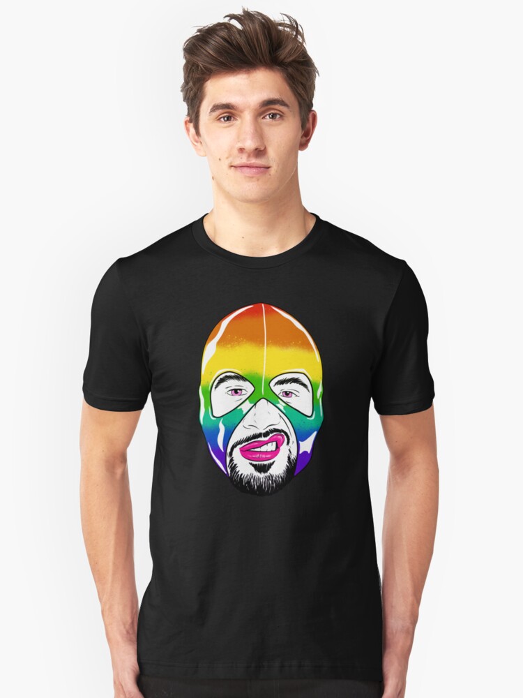 Alternate view of Facekini Pride edition Slim Fit T-Shirt