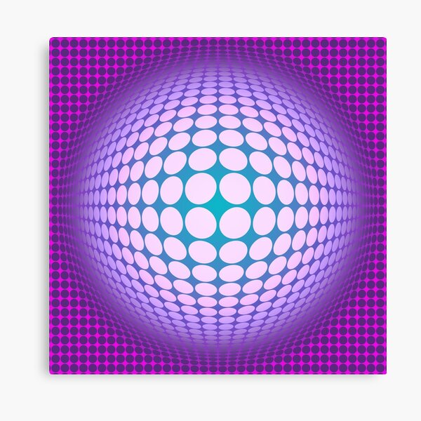 Aperçu de l'œuvre Victor Vasarely Hommage 60 créée et vendue par Nicolas Roughton.