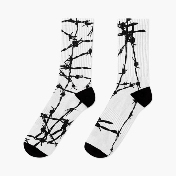 Item preview, Black Barbed Wire Pattern designed and sold by HotHibiscus.