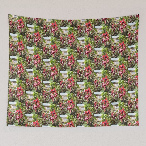 Item preview, Pink and Purple Fuschia at Croft Castle, Leominster, Herefordshire designed and sold by GoNatureDesigns.