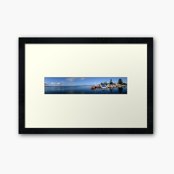 Panorama - Port Albert Harbour, Victoria Framed Art Print