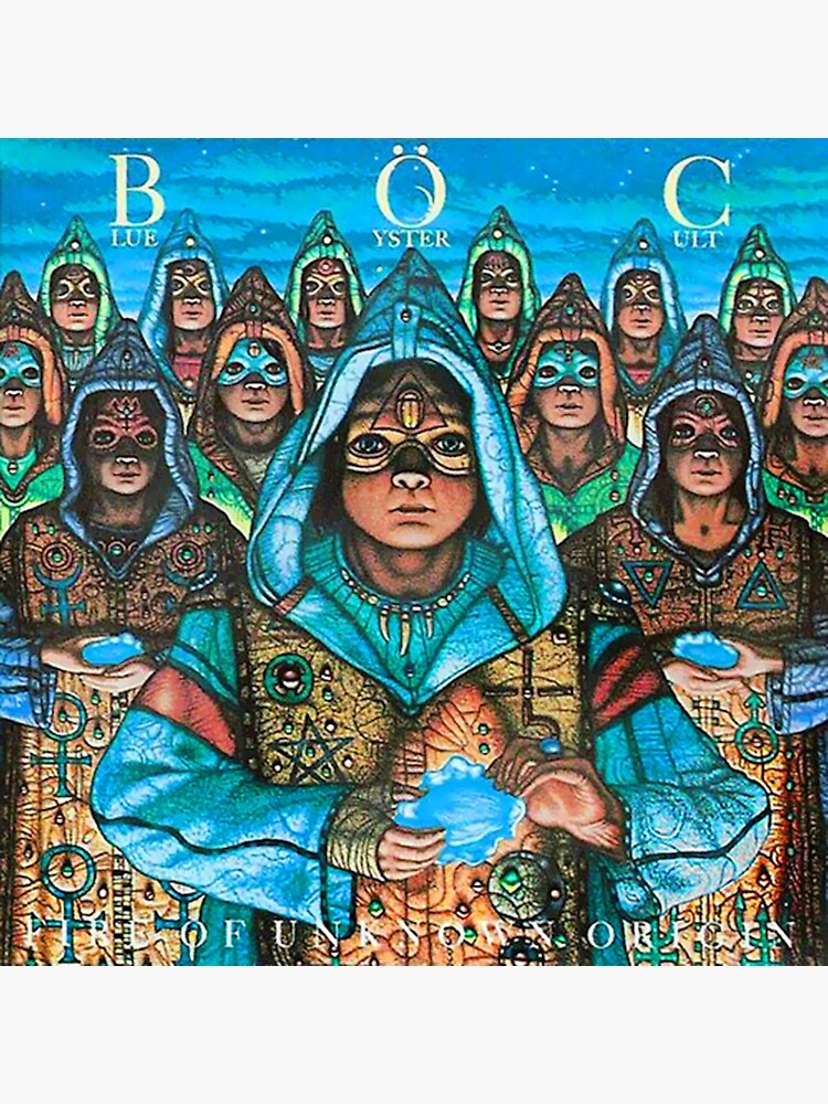 "Blue Oyster Cult Fire Of Unknown Origin" Photographic Print by