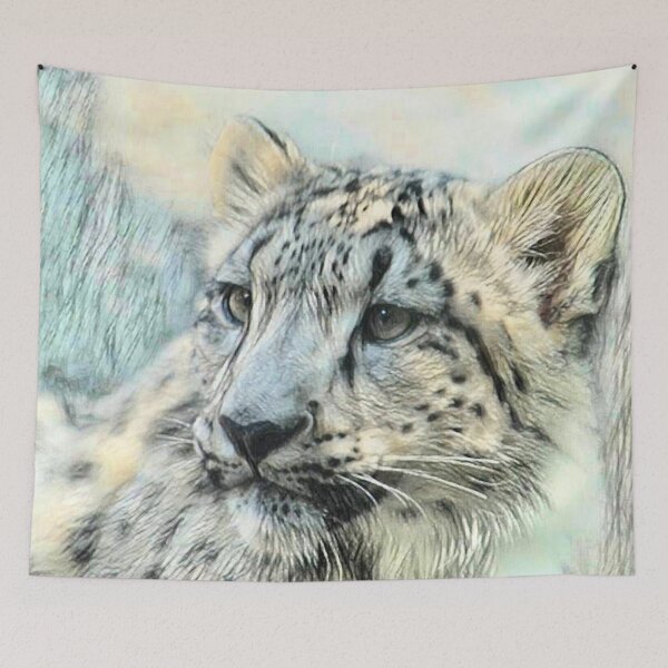 Item preview, Majestic Snow Leopard designed and sold by ReneeKennedy.