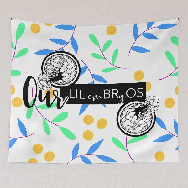 Item preview, IVF Embryos Our LIL BROS - boys - White Background designed and sold by Breece.