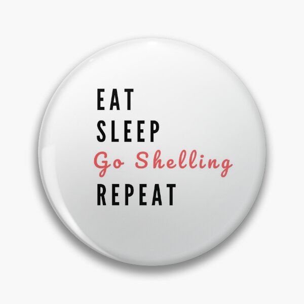 Item preview, Eat Sleep Go Shelling Repeat designed and sold by tresbelleshirts.