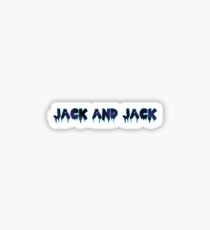 Jack and Jack wordart Sticker