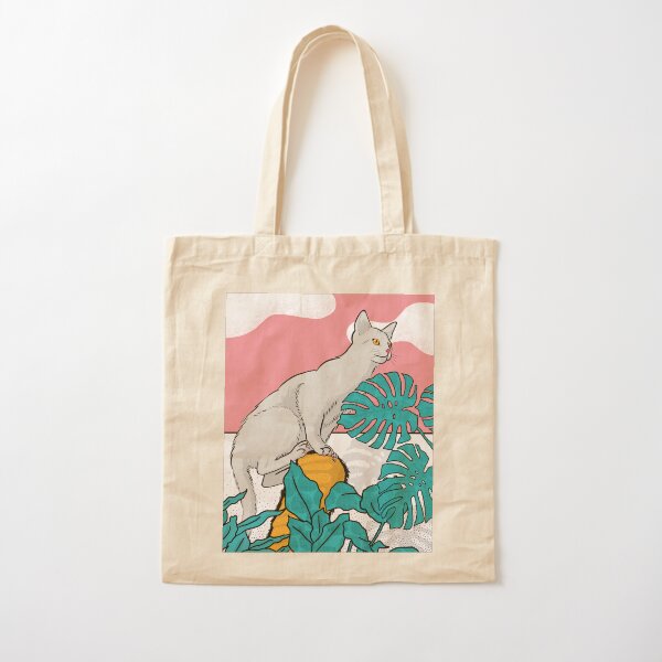 My cat the jungle explorer Cotton Tote Bag