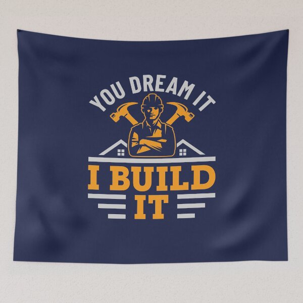 Item preview, Construction Contractor Carpenter You Dream It I Build It designed and sold by jaygo.