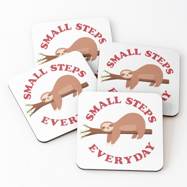 Item preview, Small steps everyday Sloth sleeping designed and sold by DD1492.