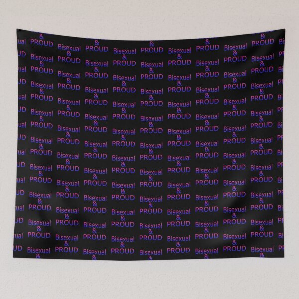 Item preview, Bisexual and Proud (black bg) designed and sold by Falln.
