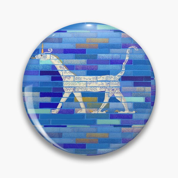 Item preview, Snake-headed dragon illustration from Babylon Ishtar Gate for history lovers, archeology enthusiasts, or dragons and unicorns fans designed and sold by tostoini.