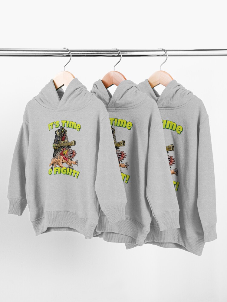 Alternate view of It's Time To Fight! FL4K The Beastmaster With Guard Skag Borderlands 3 Rakk Attack! Toddler Pullover Hoodie